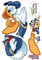Stickers géant Donald Duck Disney 94x101cm