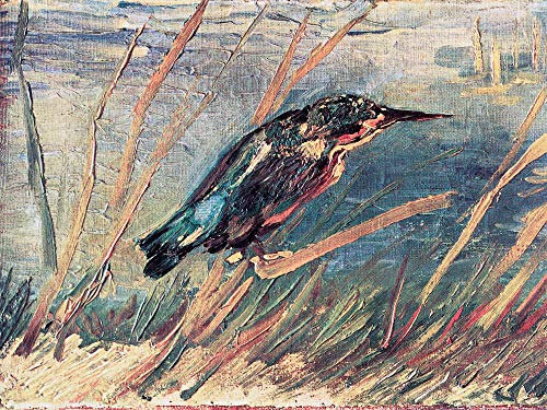 1art1 Vincent Van Gogh Poster Der Eisvogel, 1886 Kunstdruck Bild 80x60 cm