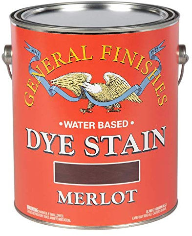 General Finishes Water Based Dye, 1 Gallon, Merlot