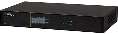 LUXUL Epic 4 Gigabit Router Rear Ports