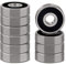 XiKe 626-2RS Kugellager mit Doppeldichtung 6x19x6mm Chromstahl und Vorgeschmiert, 626RS Miniatur-Rillenkugellager, 10er Pack