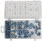 Wohlstand 110 Raccords Filetés de Graissage,Filetage Mâle Argent Raccord Graisseurs Hydrauliques, Raccords de Graisse Assortiments de Graisseurs M6 M8 M10 droit/45°/90°/180°