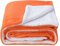 SOCHOW Waffel Sherpa Fleecedecke, superweiche, flauschig warme, leichte, Wendeplüschdecke für Bett, Sofa und Couch, 150 x 200 cm Orange