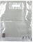 100 Stück umweltbewusste Plastiktüten 38 x 45 + 5 transparent LDPE COEX 50my Stark | 80% Recycling-Granulat | Einkaufstüte mit verstärktem Griffloch | HUTNER