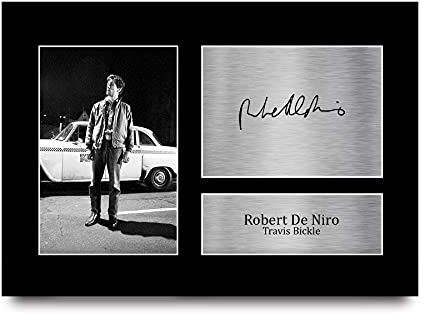 HWC Trading A4 Robert De Niro Taxi Driver Geschenke Gedruckt, Signiert Autogramm Bild Für Film-Erinnerungsstücke-Fans