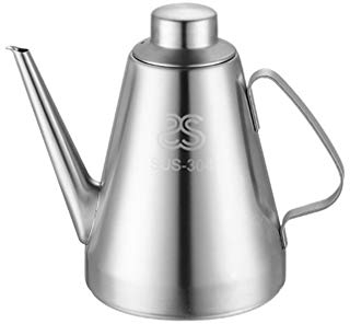 Angoily Dispensador de Aceite de Oliva de Acero Inoxidable de 500Ml Botellas de Contenedores de Vinagre de Aceite para Cocinar Recipiente de Almacenamiento de Tarro de Aceite para Cocina