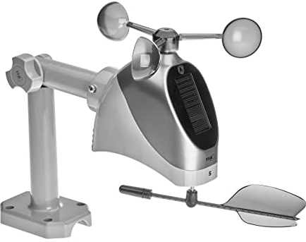 TFA Dostmann 30.3251.10 Télécommande solaire de rechange pour station météo radio 35.1161.01 Argenté
