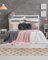 Qiyano Teppich Kurzflor marokkanisches Muster seidiger Glanz dünn weich für Wohnzimmer Schlafzimmer Läufer mit Anti-Rutsch Hell-Braun Taupe, Farbe: Taupe, Größe: 80 x 300 cm