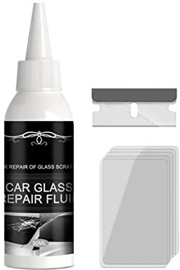 windyday Windschutzscheiben-Riss-Reparatur-Set, Glasbruch-Reparatur-Set, Windschutzscheiben-Reparaturkleber, Auto-Glas-Kratzer-Riss-Wiederherstellungs-Werkzeug, Autoglas-Reparatur-Set