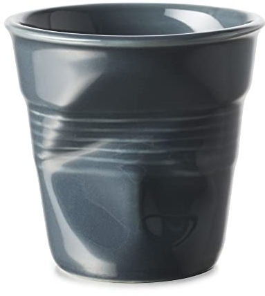 Revol - Gobelet froissé Graphite 8cl, (656078)