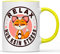 Relax nur kein Stress lustige Tasse Kaffeetasse Teetasse, Farbe: gelb