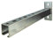 tecuro Schienenkonsole Typ 38/40 x 600 mm x 2,00 mm. Stahl verzinkt C/U-Profil - SKON3840600