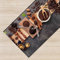 Il Gruppone Passione Casa Tappeto Cucina Antiscivolo Made in Italy Passatoia Antimacchia Multiuso Corridoio Soggiorno Lavabile in Lavatrice - 113 Caffe - 50x100cm