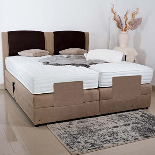 PAARA Boxspringbett Boston GM| Antirutsch-Matten |Royal-Matratze Komplettset-Made in Germany (Farbe und Härtegrad (H2 - H4) frei wählbar - Bitte nach Bestellung per Nachricht mitteilen, 160 x 200 cm)