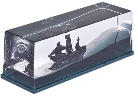 Botella Deriva líquido para cruceros | Juguete Barco Crucero insumergible acrílico | Decoración Barco Crucero Juguete Titanic | Barco Pirata Perla Negra para decoración del hogar del Coche