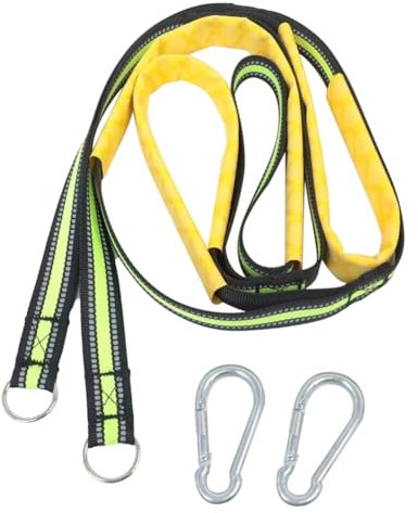 Yominerr Marine Rope Ladder,for Inflatable Boats,Fishing Boats,Kayaks,Motorboats,Portable Marine Boarding Rope Ladder 3 Elevators