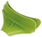 Bec verseur vert en silicone pour casseroles - dimensions : 12x3cm