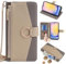 Wuhaizher for iPhone 11 Case Zip Shockproof Leather Flip Folio Wallet Phone Cover for Girls Women with Mirror Stand Card Holder Silicone Zipper Purse Case for iPhone 11, Grey