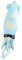 KUKUShining Weiches Cartoon-Tintenfisch-Plüschtier, Perfektes Kuscheltier für Kinder und Erwachsene, Geburtstage oder Besondere Anlässe(Blue,76cm/30in)