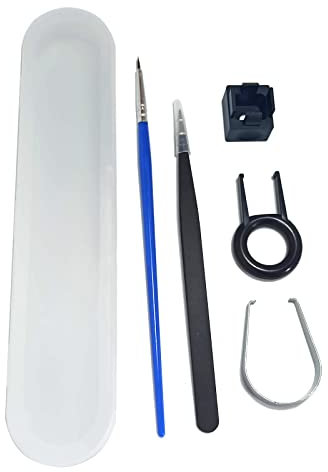 Ukbzxcmws 5pcs Keyboard Lube Pen Keycap Puller Remover Mechanical Keyboard For Key Stem Holder For Gateron MX