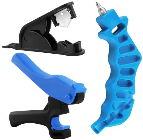 Rolcoassuns 3 teiliges Tropfbewässerungs Schlauchlochstanz und Schneidwerkzeug Set, 2-in-1 Tropfbewässerungs Lochstanzer,Bewässerungssprinkler Schlauchschneider für 16/20mm PE-Rohr