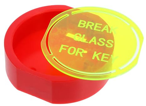 Homoyoyo Notfall-schlüsselbox Wandmontage Für Türen Und Fenster Sicherheitssystem Zur Notfallmeldung Integrierte Alarmfunktion Einfache Installation Für Zuhause Und Büro Für Wichtige