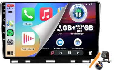 M6 pro2,YLOXFW Autoradio Android 15.0 Navi 2 DIN Stereo für Clio 5 Lutecia 2019-2021 Sat GPS Navigation 9 Zoll Cartablet DVD Multimedia Player FM BT Receiver mit Carplay 4G 5G WiFi DSP SWC