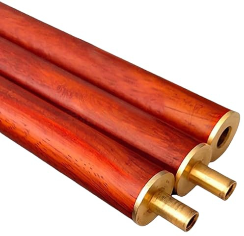110-130Cm Bâton De Fitness Tai Chi,Bâton d'arts Martiaux en Bois, Règle De Tai Chi en Bois De Rose Massif Qigong Chinois Kungfu Entraînement Lent Fournitures Sportives avec Sac en Tissu 130CM