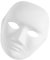 Sosoport Masque Pulp pour DIY Peinture Masque de Portrait Homme Accessoire et Éducatif pour Déguisements et Activités Artistiques