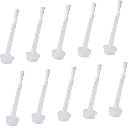 GALPADA Replacement Liquid Brush for Dip Powder Nails 100pcs White Nail Varnish Replacement Brush for Salon and Home Use