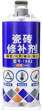 VIDOO 1842 Waterproof Tile Crack Repair Paste for Sink Shower Tray 50ml