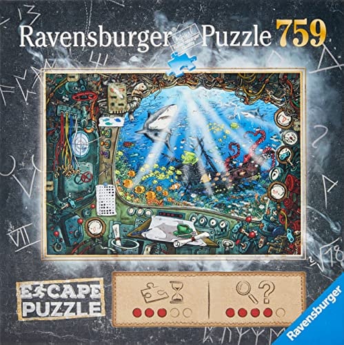 Ravensburger Escape Room Mystery Puzzle - Submarine 759 Piece Jigsaw Puzzles for Adults & Kids Age 12 and Up 19959