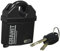 ABUS Cadenas Granit 37/60 pour l'extérieur - en acier spécial trempé - clé avec lumière LED - avec cylindre à disque -Plus - niveau de sécurité 10 - noir