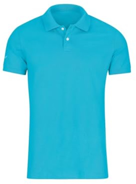 Trigema Damen Poloshirt 526601, Gr. 40 (Herstellergröße: M), Blau (Azur 051)