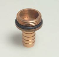 Messing Fittinge Messing Schlauchtülle mit Bund und O-Ring 11/4 Aussengewinde x 25mm Tülle aussen