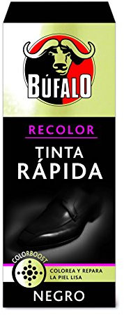 BÚFALO tinta rápida para zapatos color negro caja 25 ml