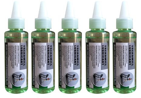 Schmieröl für Laufband, Pflegeöl für Laufband, Silikonöl, für Laufband, Gürtel, Schmiermittel für Sport, Laufen & Fitness, 60 ml x 5 Stück
