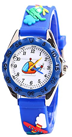 Mixe Time Teacher Boys Girls Kids Analog Wrist Watch Cartoon 3D ME92 (E)