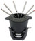 Gusseisen Fondue Set für 6 Personen mit 6 gabeln Kinghoff KH-1195 Maße: Ø17 x 10 cm