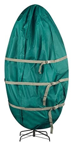 Tree Storage Bag for Trees up to 6 Ft Tall - Store Artificial Trees Upright and Decorated All Year Long by Tiny Tim Totes (Green)