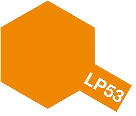 Tamiya 82153 LP53 Lacquer Paints Clear Orange Color Bottle - 10 ml / 0.34 Fl. Oz