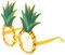 Amosfun Lustige Ananas Sonnenbrille FüR Hawaii Party - Kreatives Dekorationsaccessoire FüR Geburtstagsfeiern Und Themenpartys - Bequeme Und Leichte Pc Und Ac Brille, Einzigartiges Design FüR Unvergess