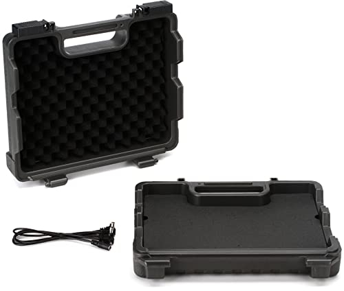 BOSS BCB-30X Ultra-Portable Effects Board und Tasche mit integriertem Deckel | Kleiner, langlebiger und robuster Schutz, anpassbar für Ihre Gitarrenpedale