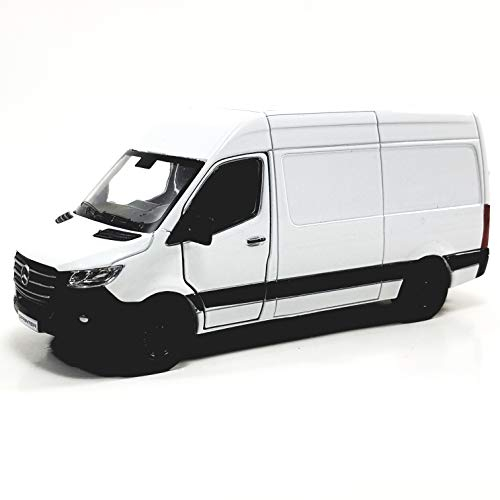 KiNSMART 2019 Mercedes-Benz Sprinter Cargo Van Weiß 1:48 O Maßstab Druckguss Metall Modell Spielzeug Auto mit Rückzugfunktion