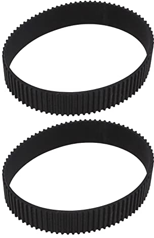 ECSiNG 2 x HTD 252-3M-18 Synchronriemen aus Gummi mit geschlossener Schnalle, 84 Zähne, Zahnriemen 3 mm, Teilung 18 mm, Breite Förderantriebsriemen, schwarz