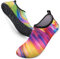SIMARI Wasserschuhe Damen und Herren, schnelltrocknend, Barfuß, für Outdoor, Strand, Schwimmen, Sport, Yoga, Schnorcheln 198 Colorful, EU 44/45, SWS001