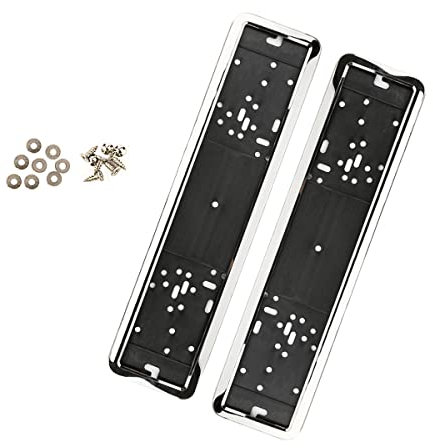 LST 2x Kennzeichen Nummernschildhalterung Edelstahl 520x110mm