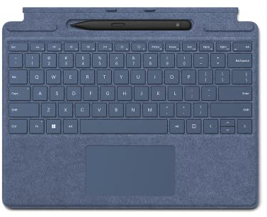Microsoft Surface Pro 8/9 / X Signature - Teclado (Incluye lápiz Fino), Color Azul
