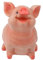 Warmhm 15 cm süße Schweinchen-Münzbox, lächelndes Schweinchen-Harz-Aufbewahrungsspardose, Nicht zerbrechliche Spardose, Münzbox, geeignet für Geburtstagsgeschenke für Erwachsene und Kinder