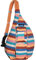 KAVU Original Rope Bag Sling Pack mit verstellbarem Schulterriemen aus Seil – Sweet Stripe